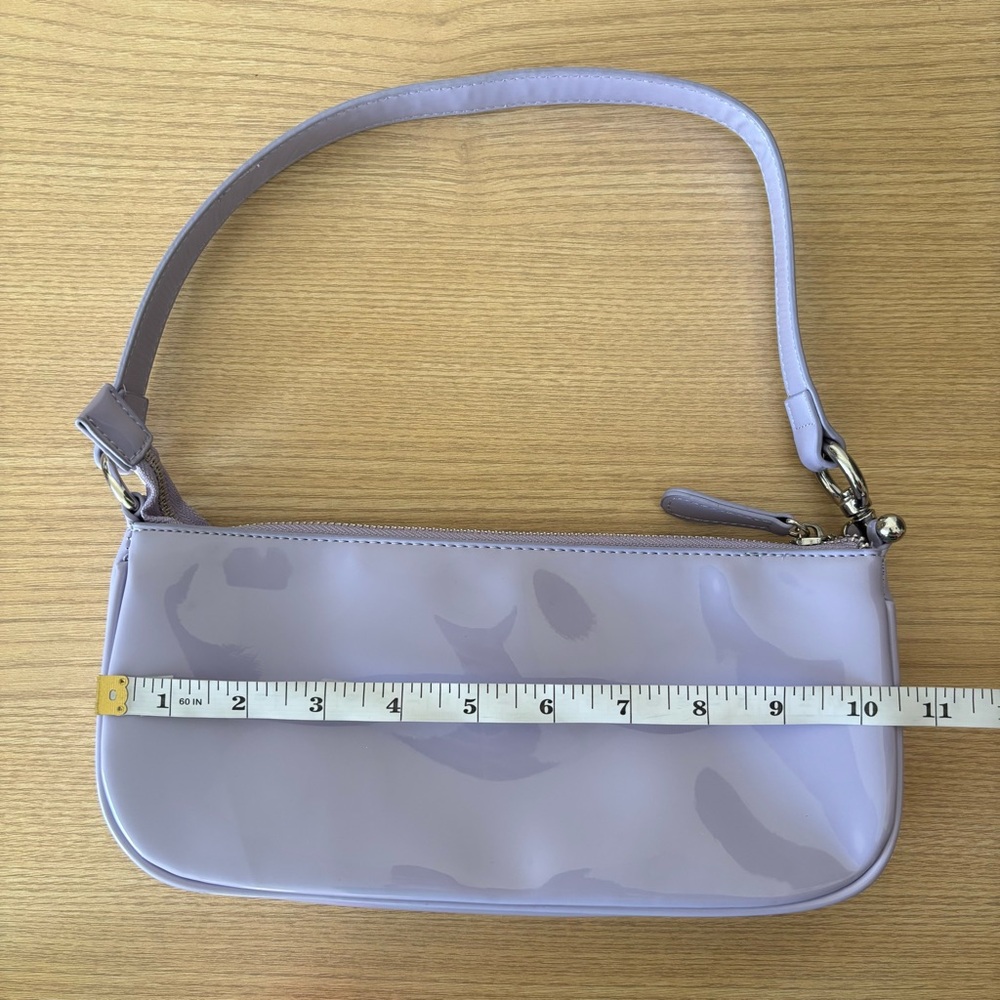 Urban Outfitters Purple Vegan Leather Shoulder Bag Handbag Purse - Picture 3 of 16